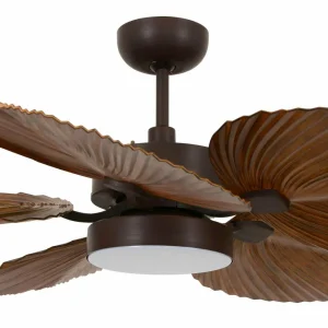 Beacon Lighting Beacon Ventilateur de plafond avec lumière Bali, bronze, silencieux^ Ventilateurs