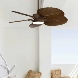 Beacon Lighting Beacon Ventilateur de plafond avec lumière Bali, bronze, silencieux^ Ventilateurs