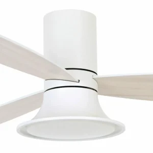 Beacon Lighting Beacon Ventilateur de plafond avec lumière Flusso blanc Ø 132 cm silencieux^ Ventilateurs