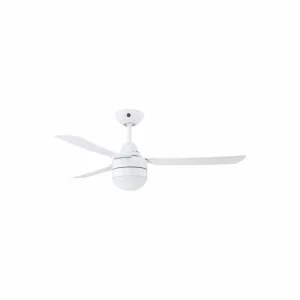 Beacon Lighting Beacon Ventilateur de plafond avec lumière Megara blanc Ø 122 cm silencieux^ Ventilateurs