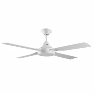 Beacon Lighting Beacon Ventilateur de plafond avec lumière Moonah, blanc, silencieux^ Ventilateurs