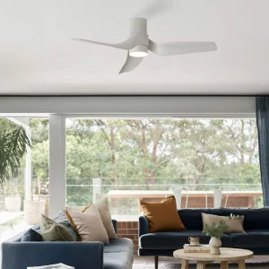 Beacon Lighting Beacon Ventilateur de plafond avec lumière Nautica, blanc, silencieux^ Ventilateurs