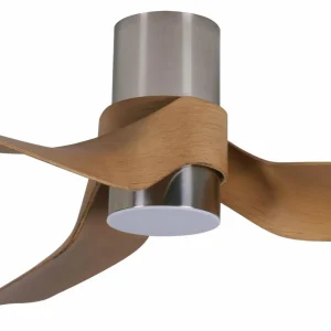 Beacon Lighting Beacon Ventilateur de plafond avec lumière Nautica chrome mat silencieux^ Ventilateurs