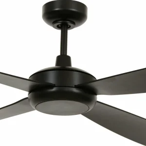 Beacon Lighting Beacon Ventilateur de plafond avec lumière Slipstream, noir, silencieux^ Ventilateurs