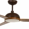 Beacon Lighting Beacon Ventilateur de plafond avec lumière Unione, bronze/koa, silencieux^ Ventilateurs