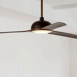 Beacon Lighting Beacon Ventilateur de plafond avec lumière Unione, bronze/koa, silencieux^ Ventilateurs