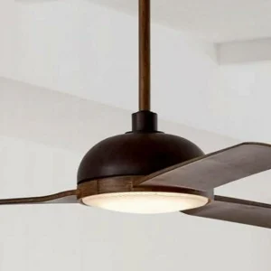 Beacon Lighting Beacon Ventilateur de plafond avec lumière Unione, bronze/koa, silencieux^ Ventilateurs