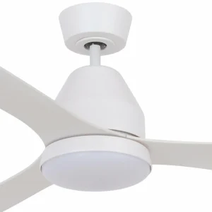 Beacon Lighting Beacon Ventilateur de plafond avec lumière Whitehaven blanc silencieux^ Ventilateurs