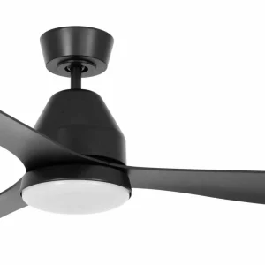 Beacon Lighting Beacon Ventilateur de plafond avec lumière Whitehaven, noir, silencieux^ Ventilateurs