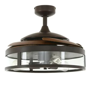 Beacon Lighting Beacon Ventilateur de plafond Fanaway Classic lumière bronze silencieux^ Ventilateurs