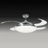Beacon Lighting Beacon Ventilateur de plafond Fanaway Evo 2 avec lumière chrome silencieux^ Ventilateurs
