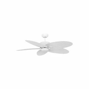Beacon Lighting Beacon Ventilateur de plafond Fijian II, blanc, Ø 132 cm, silencieux^ Ventilateurs