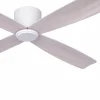 Beacon Lighting Beacon Ventilateur de plafond Fraser blanc/chêne DC silencieux Ø 132 cm^ Ventilateurs