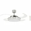 Beacon Lighting Beacon Ventilateur de plafond LED Fanaway Evo 1 chromé mat silencieux^ Ventilateurs