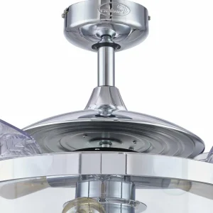 Beacon Lighting Beacon ventilateur de plafond lumière Fanaway Classic chrome silencieux^ Ventilateurs