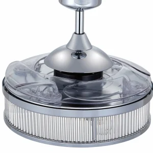Beacon Lighting Beacon ventilateur de plafond lumière Fanaway Corbelle chrome silencieux^ Ventilateurs