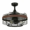 Beacon Lighting Beacon ventilateur de plafond lumière Fanaway Montclair, noyer, silencieux^ Ventilateurs