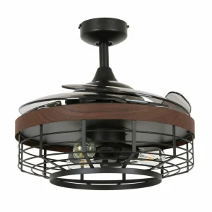 Beacon Lighting Beacon ventilateur de plafond lumière Fanaway Montclair, noyer, silencieux^ Ventilateurs