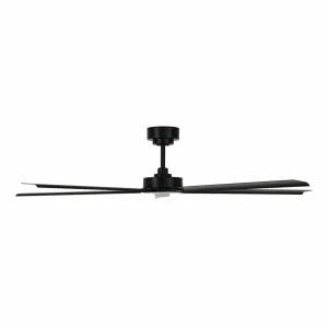 Beacon Lighting Beacon Ventilateur de plafond Monza noir DC silencieux Ø 152 cm IP55^ Ventilateurs