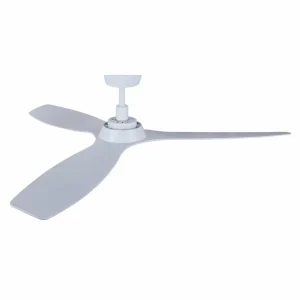Beacon Lighting Beacon Ventilateur de plafond Moto, blanc, Ø 132 cm, silencieux^ Ventilateurs