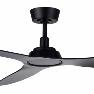 Beacon Lighting Beacon Ventilateur de plafond Moto, noir, Ø 132 cm, silencieux^ Ventilateurs