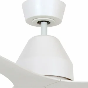 Beacon Lighting Beacon Ventilateur de plafond Whitehaven, blanc, DC, silencieux, 142 cm^ Ventilateurs