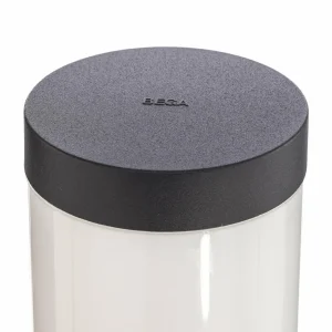 BEGA Borne lumineuse 84417 K3, graphite, 3.000 K, fonte d'aluminium^ Bornes Éclairage Extérieur