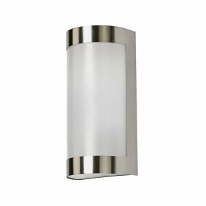 Lindby Belle applique d’extérieur en inox Alvin^ Appliques Murales Extérieures