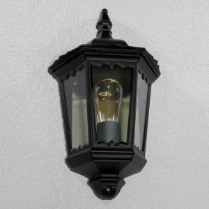 Lindby Belle applique d'extérieur Lieva noire^ Appliques Murales Extérieures