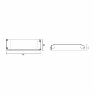 Deko-Light Bloc d'alimentation Basic, 24 V DC, 24-40 W^ Tension Constante
