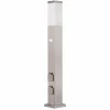 G & L Handels GmbH Borne lumineuse 400166, 2 prises détecteur de mouvement^ Bornes Extérieures Avec Détecteur