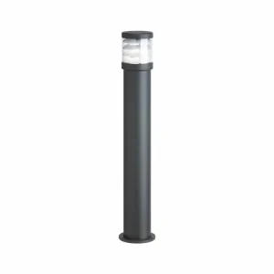 LCD Borne lumineuse 1267 avec lamelles graphite hauteur 92 cm^ Bornes Éclairage Extérieur