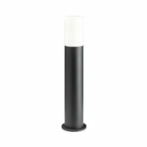LCD Borne lumineuse 1320 avec verre opalin graphite hauteur 70 cm^ Bornes Éclairage Extérieur