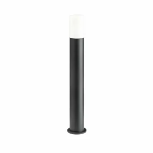 LCD Borne lumineuse 1321 avec verre opalin graphite hauteur 95 cm^ Bornes Éclairage Extérieur