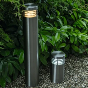 Heitronic Borne lumineuse Aruba en inox V4A^ Bornes Éclairage Extérieur