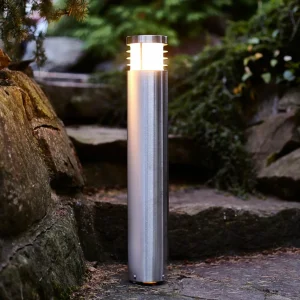 Heitronic Borne lumineuse Aruba en inox V4A^ Bornes Éclairage Extérieur
