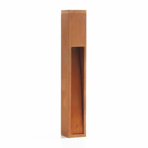 SLV Borne lumineuse attrayante RUSTY SLOT 80^ Bornes Éclairage Extérieur