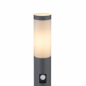 Globo Borne lumineuse Boston, hauteur 80 cm, avec capteur^ Bornes Extérieures Avec Détecteur