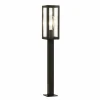 Searchlight Borne lumineuse Box en acier inoxydable, noire^ Bornes Éclairage Extérieur