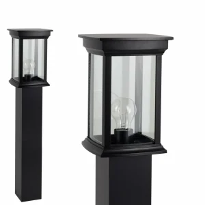 K.S. Verlichting Borne lumineuse Carlton en noir^ Bornes Éclairage Extérieur