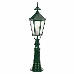 K.S. Verlichting Borne lumineuse classique Liverpool, vert^ Bornes Éclairage Extérieur