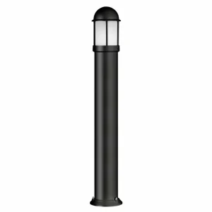 LCD Borne lumineuse en aluminium Marco, noir^ Bornes Éclairage Extérieur
