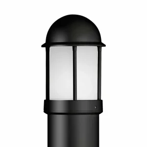 LCD Borne lumineuse en aluminium Marco, noir^ Bornes Éclairage Extérieur