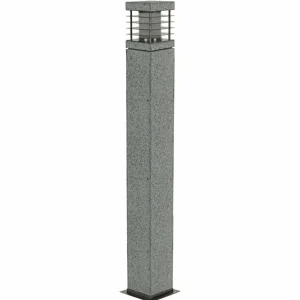 Heitronic Borne lumineuse en granit La Mer^ Bornes Éclairage Extérieur