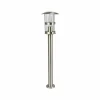 Lindby Borne lumineuse en inox Noemi pour l’extérieur^ Bornes Éclairage Extérieur