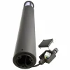 Deko-Light Borne lumineuse Facado II, hauteur 100 cm, ronde, gris foncé/opale^ Bornes Éclairage Extérieur