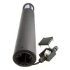 Deko-Light Borne lumineuse Facado II, hauteur 65 cm, ronde, gris foncé/opale^ Bornes Éclairage Extérieur
