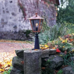 Konstsmide Borne lumineuse Fenix en cuivre, 66,5 cm^ Bornes Éclairage Extérieur