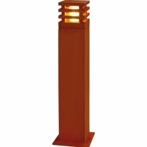 SLV Borne lumineuse haut de gamme Rusty Square^ Bornes Éclairage Extérieur