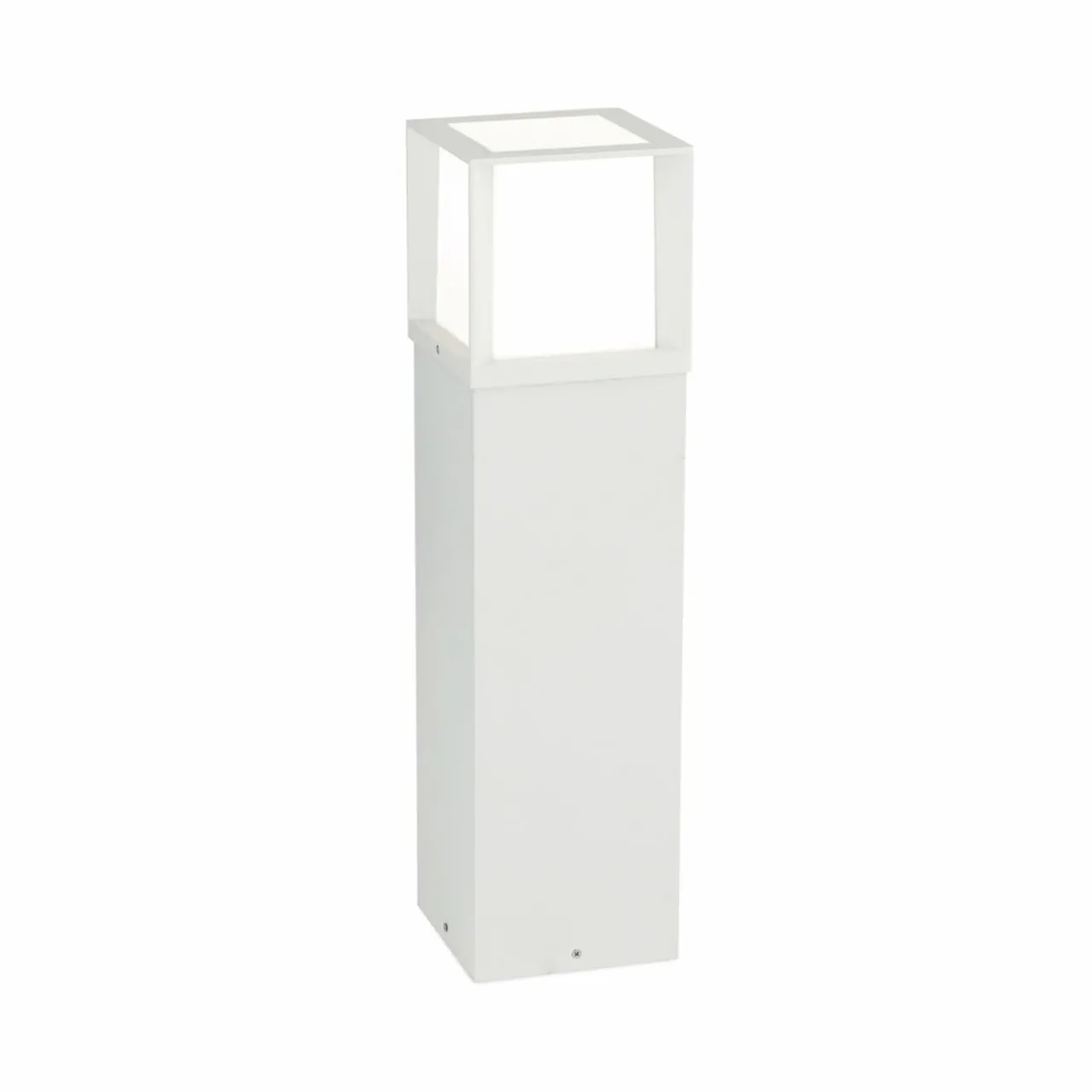 borne_lumineuse_henry_blanc_hauteur__cm_aluinox_0.webp ORION Borne lumineuse Henry, blanc, hauteur 60 cm, alu/inox^ Bornes Éclairage Extérieur